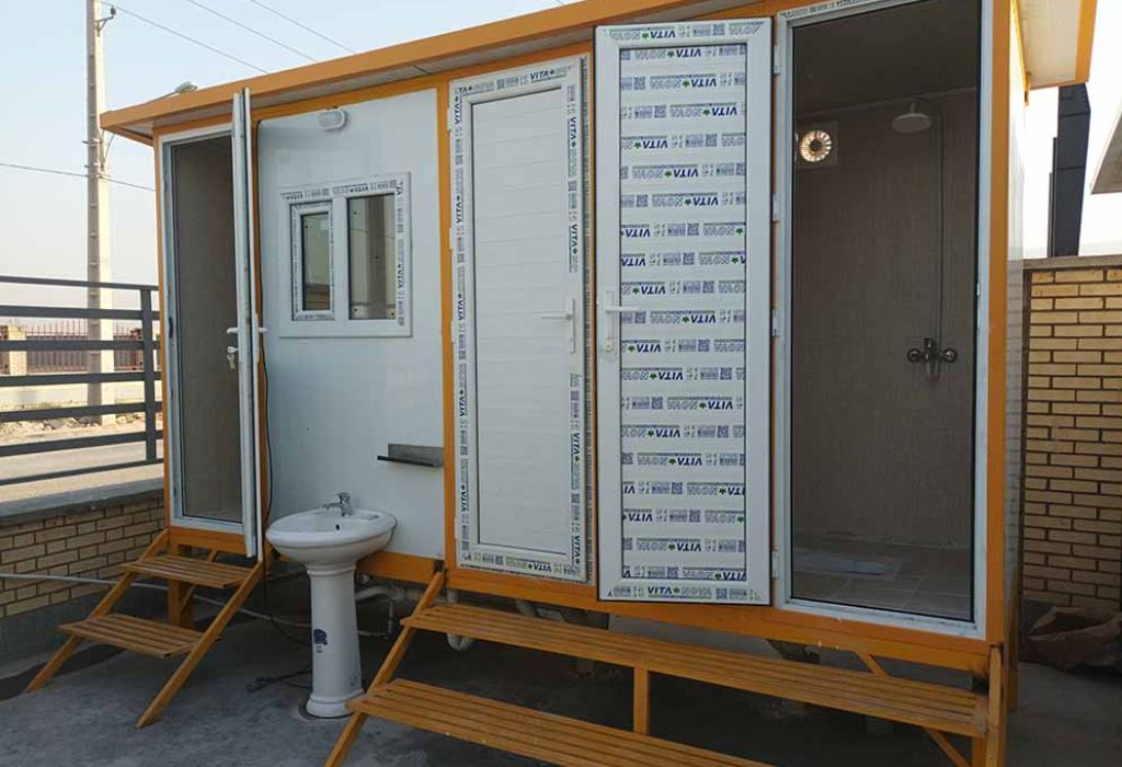 ابعاد کانکس سرویس بهداشتی