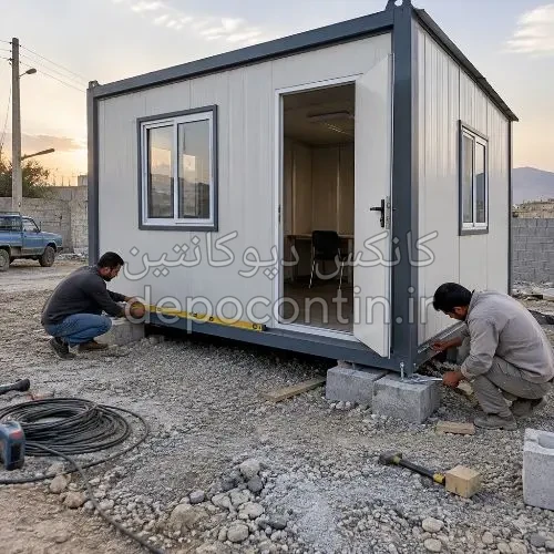 نصب کانکس در محل